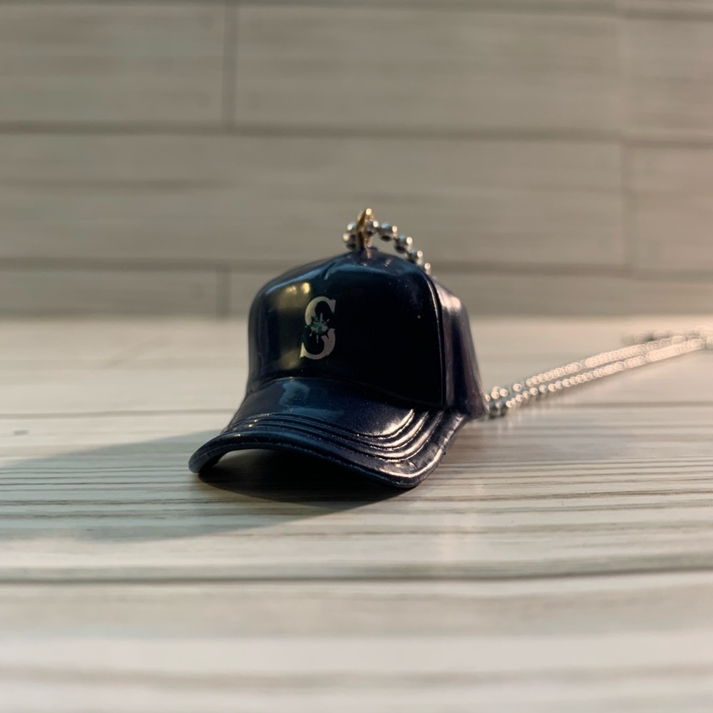 Seattle Mariners Baseball Hat Car Dangler Ornament